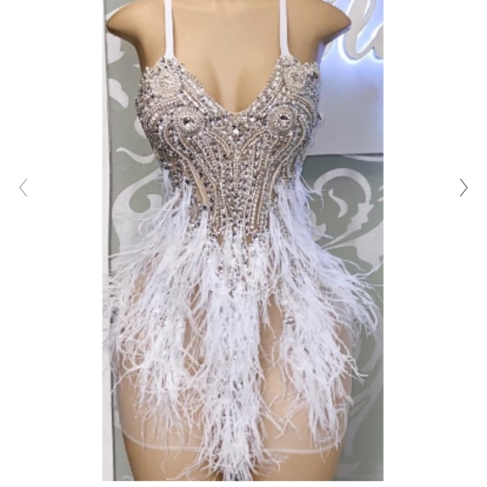 White custom dress